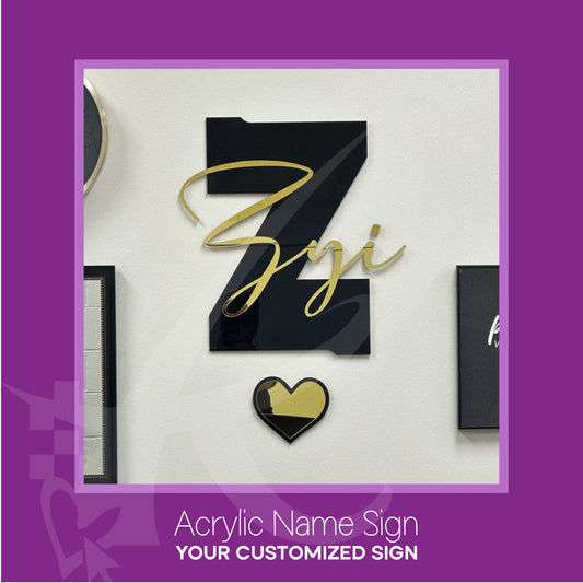 Acrylic Name Sign